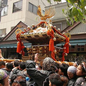 Festival Sumiyoshi di Osaka